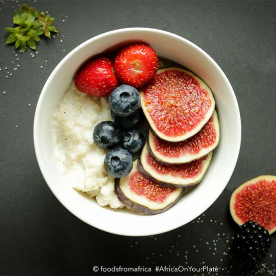 Acha (Fonio) Breakfast Porridge Bow