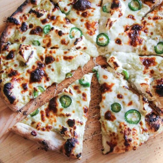 5 ingredient jalapeno pizza