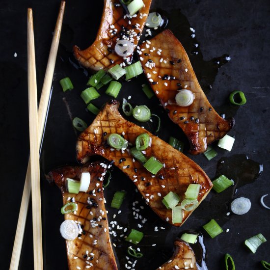 Teriyaki Seared Mushrooms