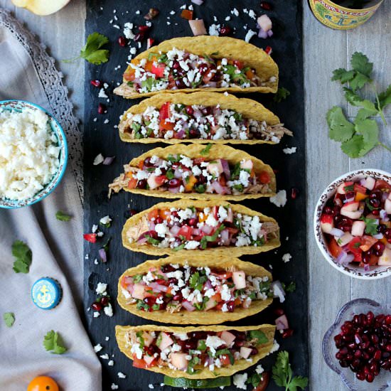 Cider Chicken Tacos