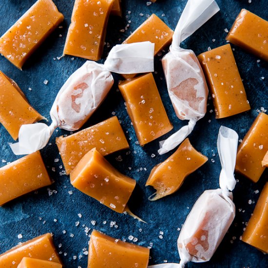 Sea Salt Vanilla Caramels