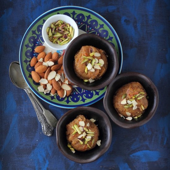 Badam Halwa/Almond Fudge