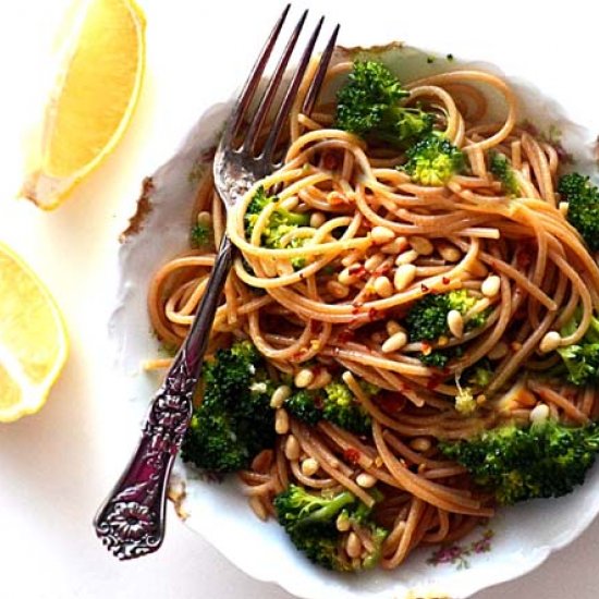 Whole Wheat Pasta With Broccoli