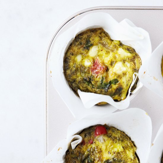 Easy Pesto Egg Muffins