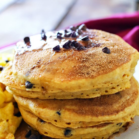 Cinnamon Pumpkin Pancakes