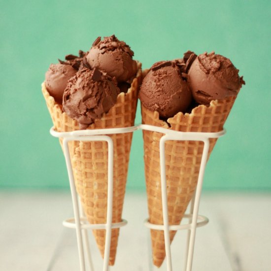 Decadent Vegan Chocolate Ice Cream