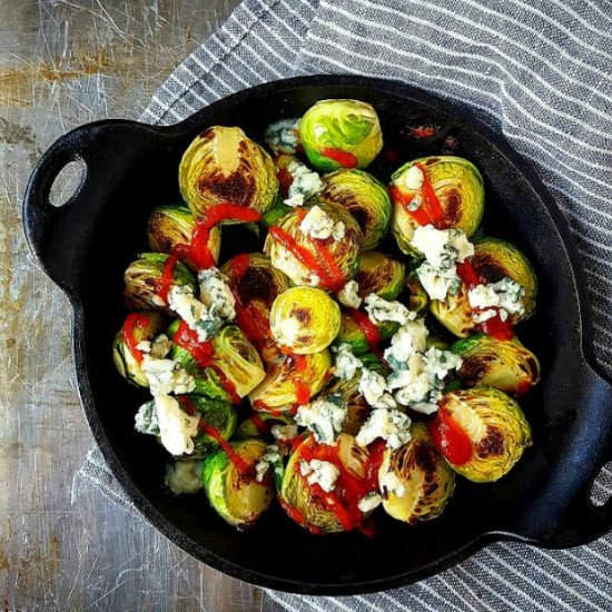 Brussels Sprouts with Sriracha