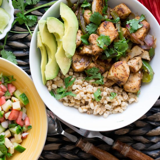 Fish Taco Rice Bowl