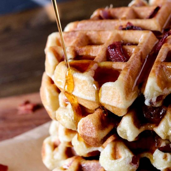 Paleo Bacon Waffles