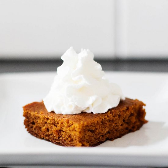 Simple Gluten Free Pumpkin Bars