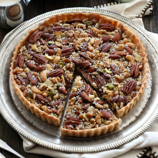 Caramel Nut Tart