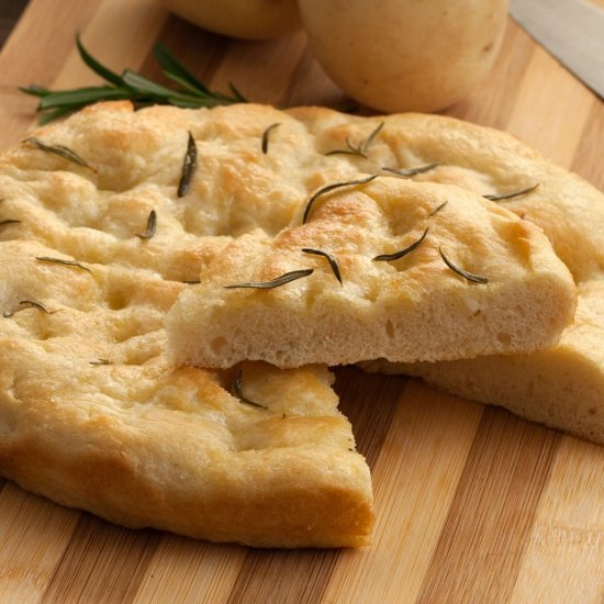 Potato-based Focaccia