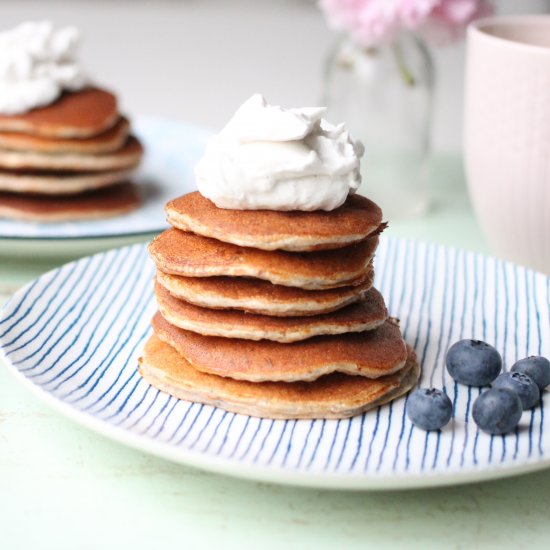 Banana and Buckwheat Pancakes