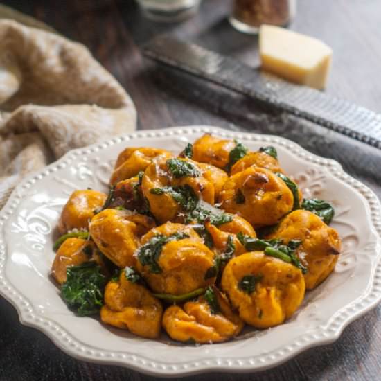 Butternut Tots with Browned Butter