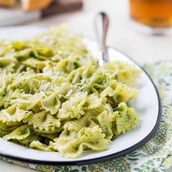 Spinach Pesto Farfalle