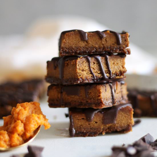 Pumpkin Almond Butter Bars