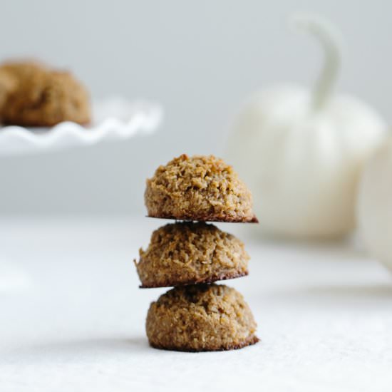 Pumpkin Spice Coconut Macaroons