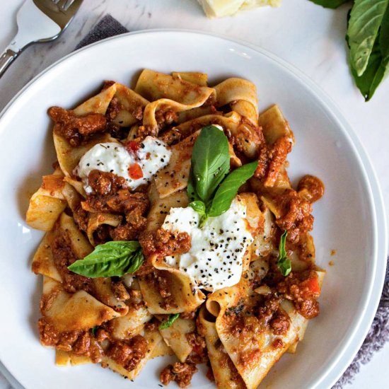 Slow Cooker Bolognese Sauce