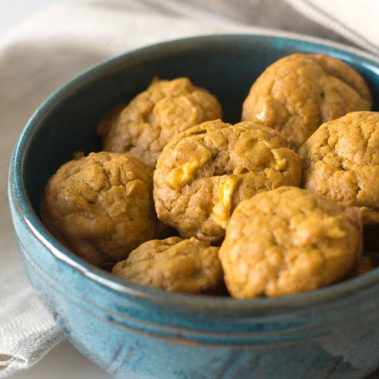 Pumpkin Apple Banana Muffins