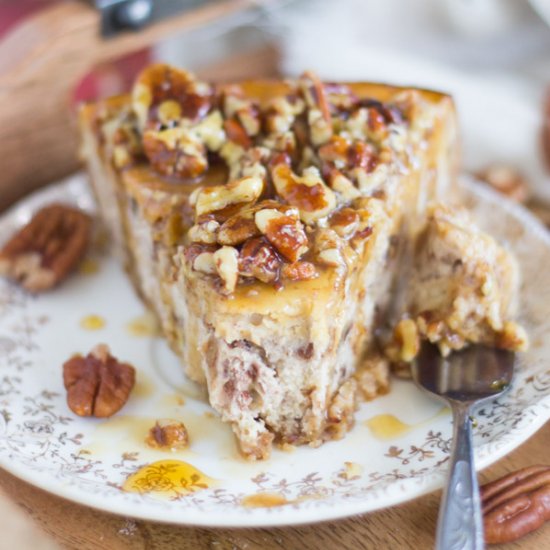 Honey Pecan Cheesecake