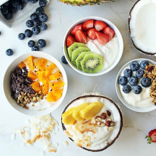 Greek Yogurt Breakfast Bowls