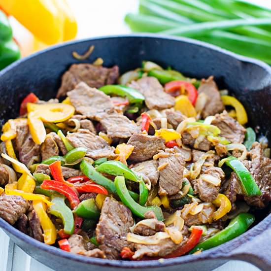 Easy Pepper Steak