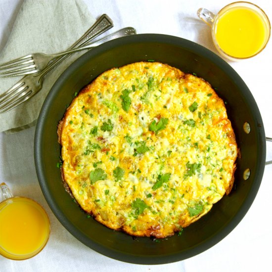 Frittata with Potatoes and Pancetta