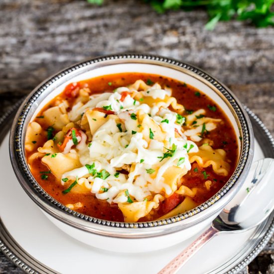 Lasagna Soup