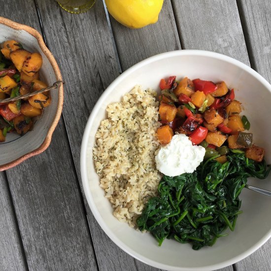 Vintage Veggie Abundance Bowl