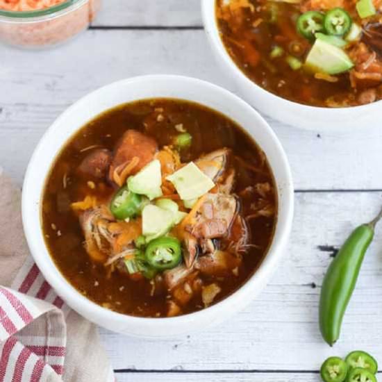 Slow Cooker Mexican Chicken Soup