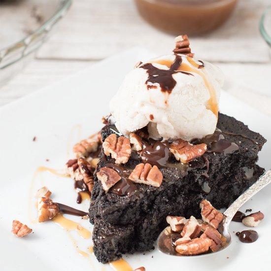 Chocolate Fudge Brownie Pie