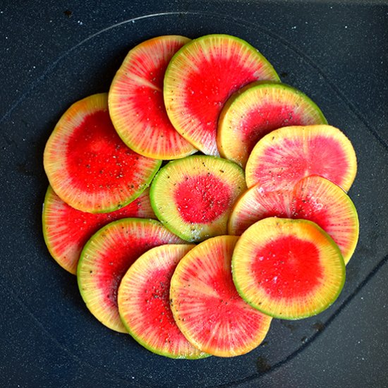 Marinated Watermelon Radish