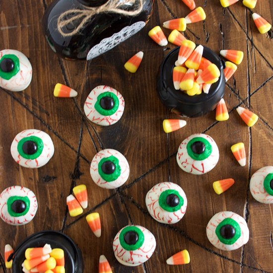 No Bake Oreo Truffle Eyeballs