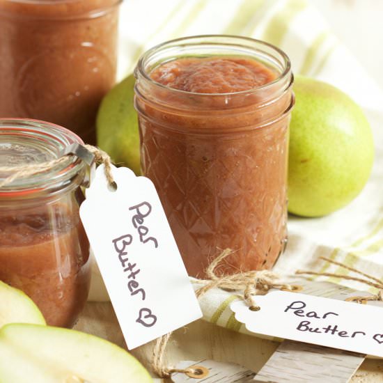 Slow Cooker Pear Butter