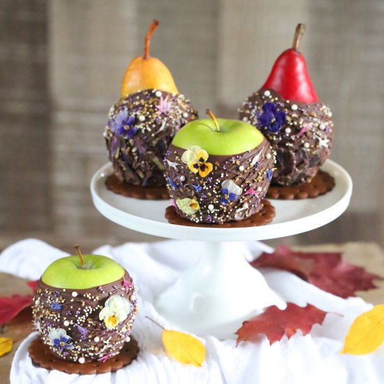 Chocolate Covered Apples and Pears