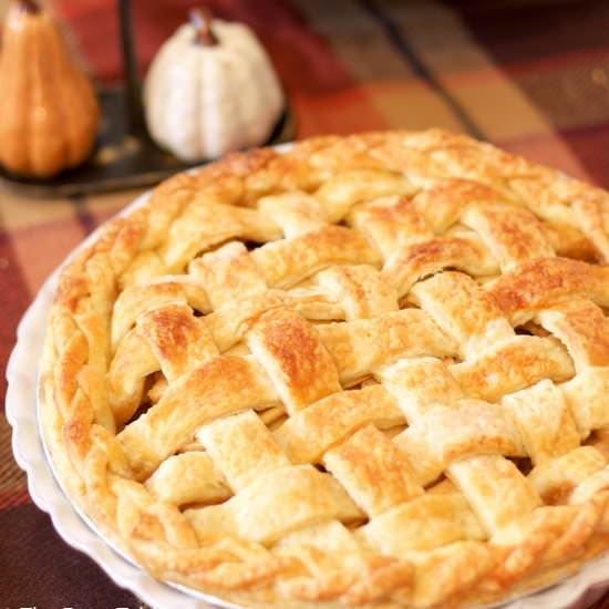 Maple Bourbon Apple Pie