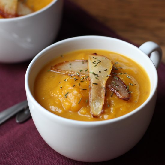 Butternut Squash & Pear Soup