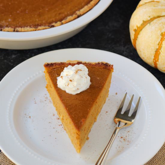 Paleo Pumpkin Pie