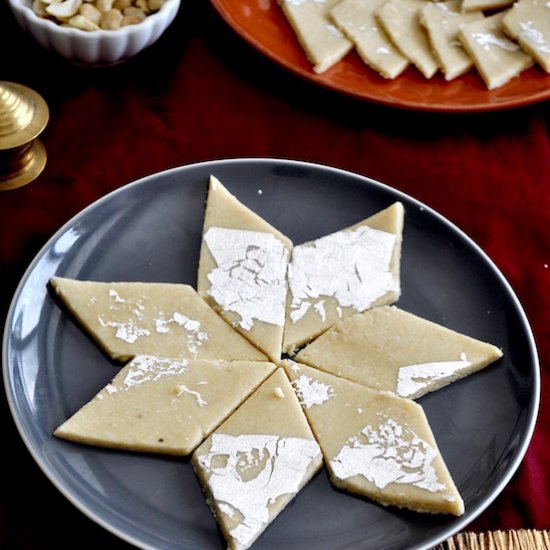 Kaju Katli (Cashew Burfi)