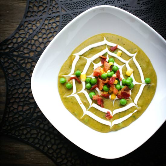 Spooky Split Pea Soup