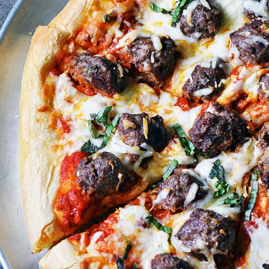 Meatball Sub Pizza