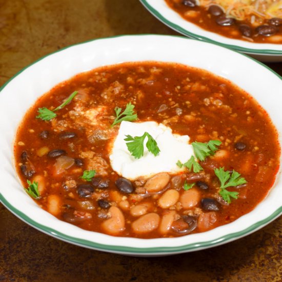 Slow Cooker Chicken Enchilada Chili