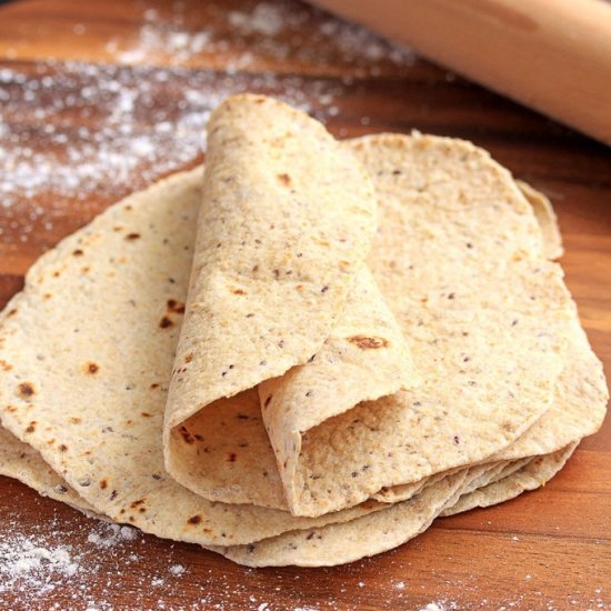 Homemade Wholemeal Tortillas