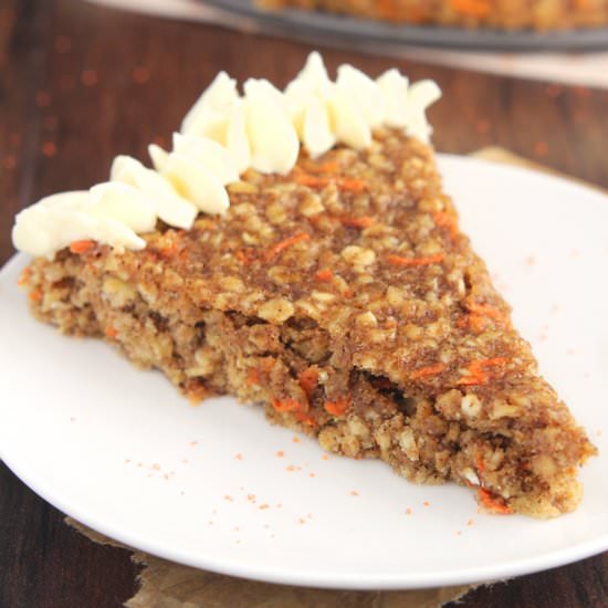 Carrot Cake Oatmeal Cookie Cake