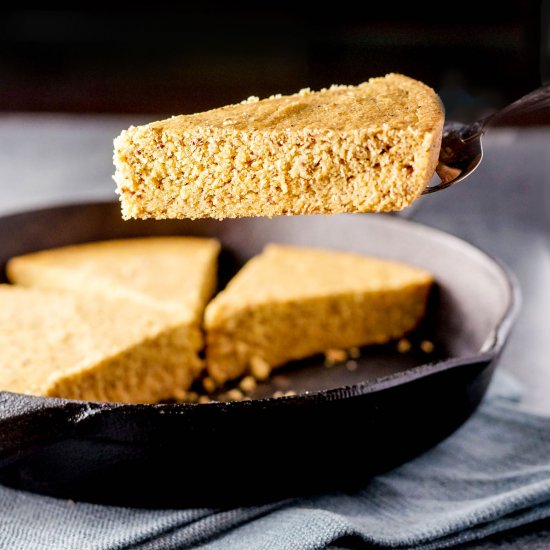 Vegan Skillet “Cornbread”