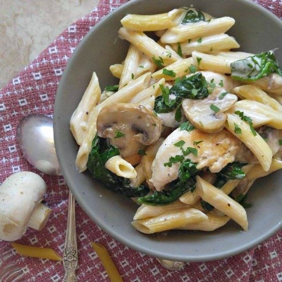 Creamy Garlic Mushroom Chicken