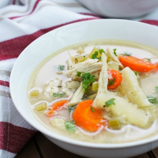 Slow Cooker Chicken Noodle Soup