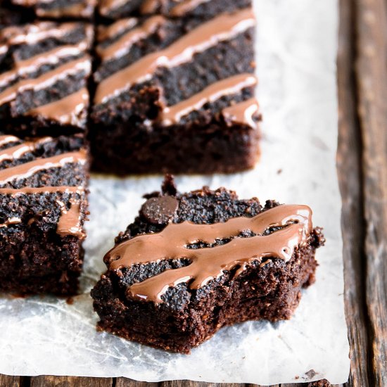 Fudgy Pumpkin Paleo Brownies