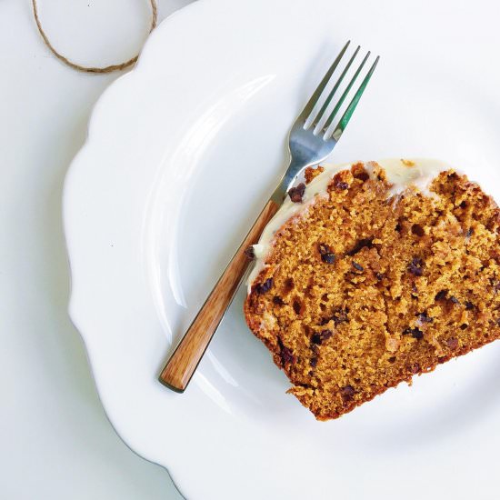 Cocao Nib Pumpkin Bread