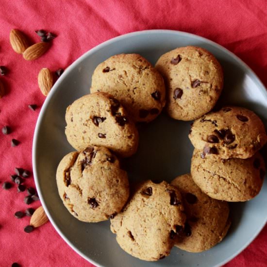 Almond Butter Chocolate Cookies